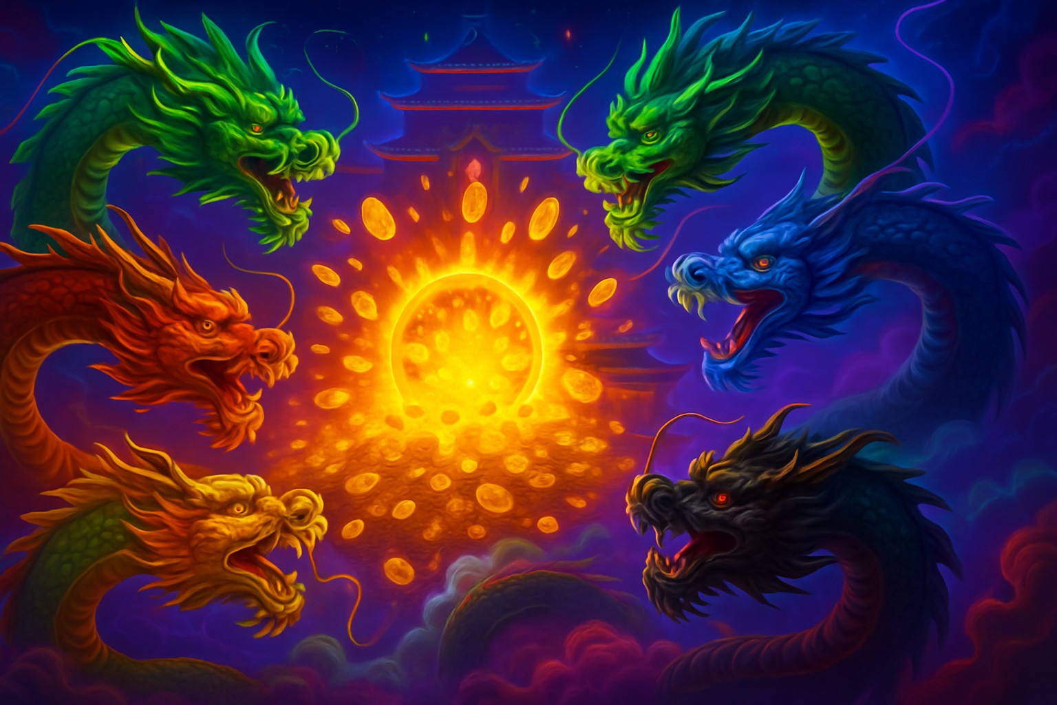 5 Dragons key art